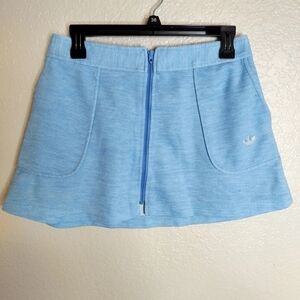 Vintage 1970's Adidas Anita Zip Up Tennis Skirt Tricot sz 4